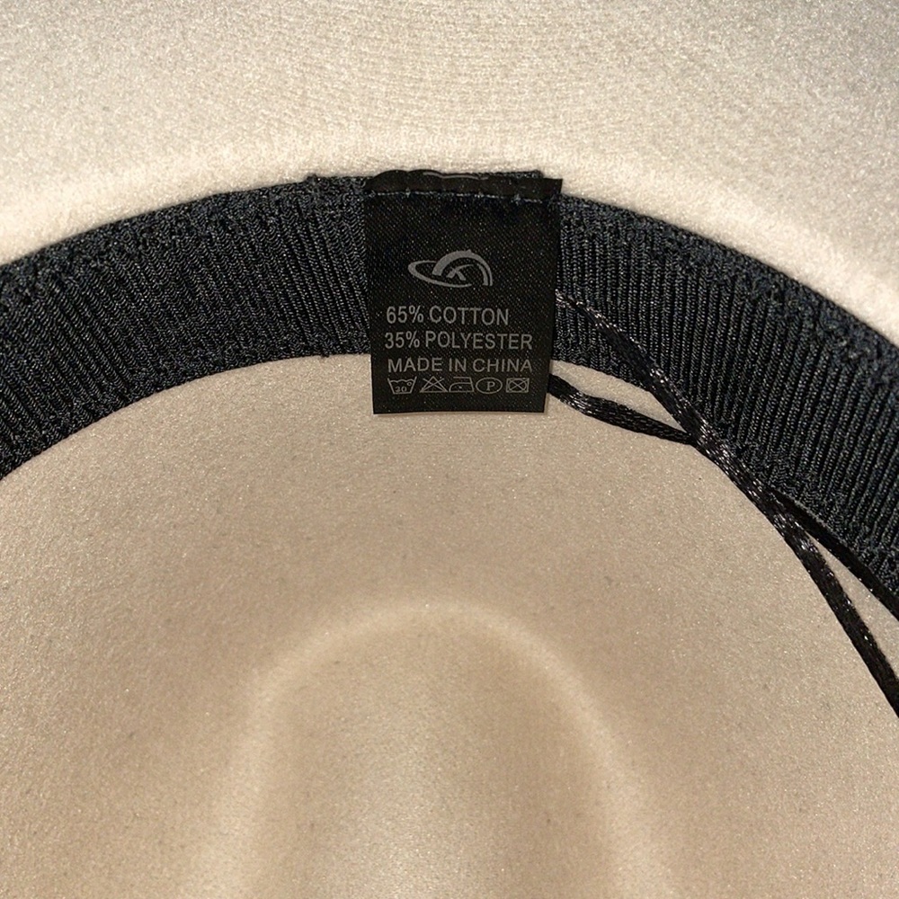 Leopard Print Large Brim Fedora Hat - Picture 6 of 10